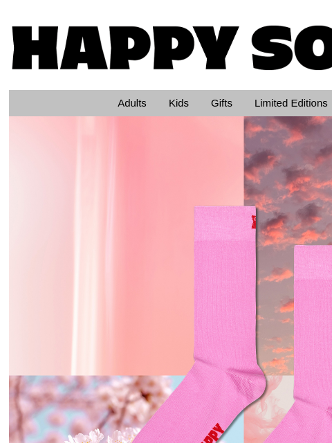 happysocks newsletter: It’s All Pink Socks 💖