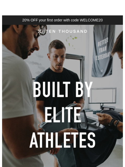 tenthousand newsletter: Built With Athletes. Proven in Training.
