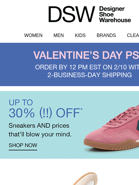 dsw newsletter: ✨ February’s top 5 trends ✨