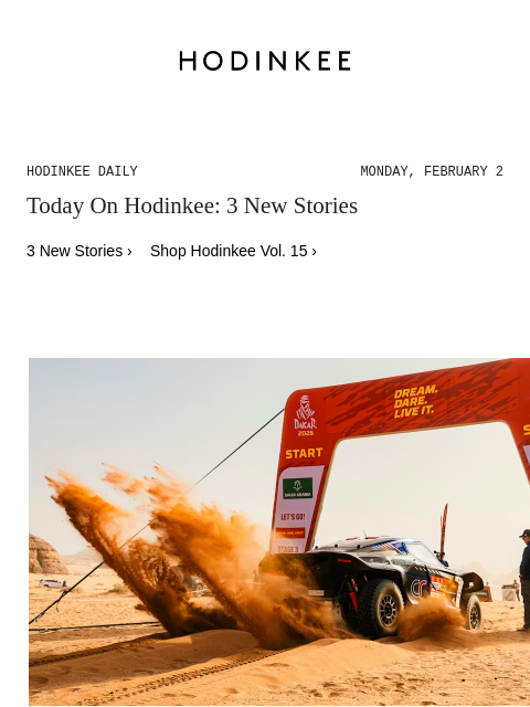 hodinkee newsletter: Hodinkee Daily | 02/02/2026