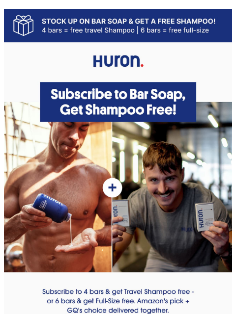 usehuron newsletter: Amazon's Overall Pick. GQ's top choice.