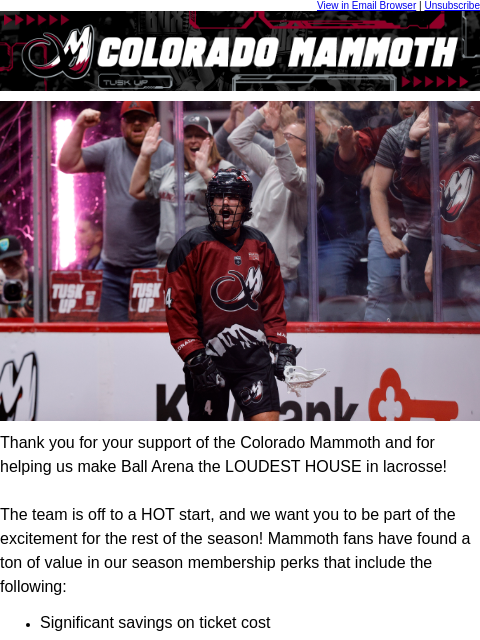 thecoloradomammoth newsletter: 🦣The LOUD HOUSE needs you!