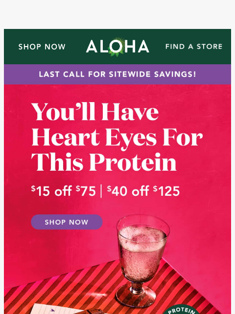 aloha newsletter: Last call - ends tomorrow!