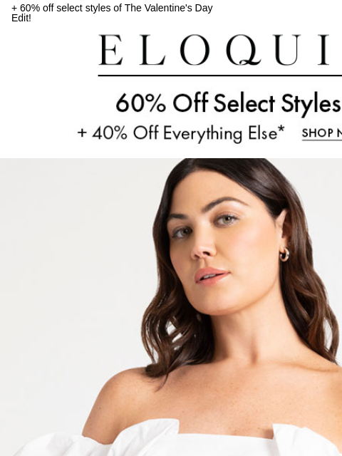 + 60% off select styles of The Valentine's Day Edit! Logo Shop Deals Shop New Arrivals Shop Dresses Shop Tops Shop Daily Deal Shop Daily Deal NEW ARRIVALS BEST SELLERS DRESSES WORKWEAR DAILY DEAL