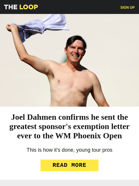 golfdigest newsletter: Joel Dahmen's A+ letter, Bryson breaks silence on ...
