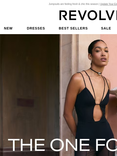 Jumpsuits are feeling fresh & chic this season | Update Your Email Preferences New Dresses Best Sellers Sale My Favorites Beauty The One for You. You won't be able to resist the chic appeal of