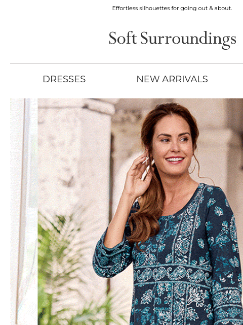 softsurroundings newsletter: New Arrival Dresses