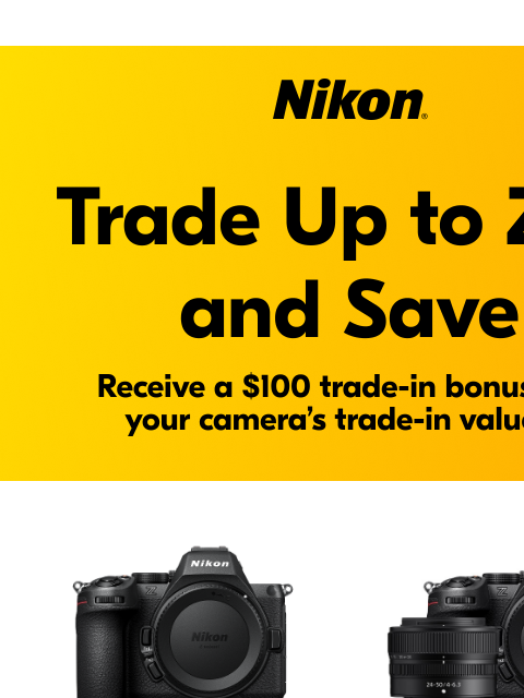 nikon newsletter: Z5II Trade-in Bonus