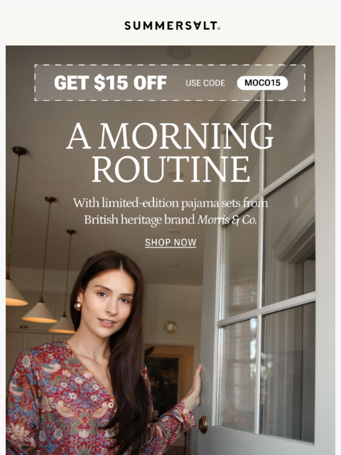 summersalt newsletter: Mornings Have Never Looked This Good