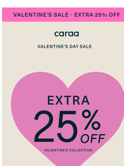 caraa newsletter: A Little Love, From Us 💌