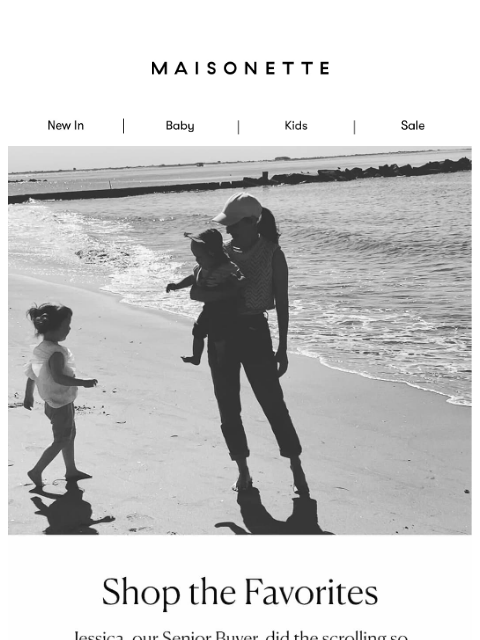 maisonette newsletter: She Picked the Good Stuff