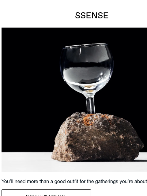 ssense newsletter: Objects That Lift a Room