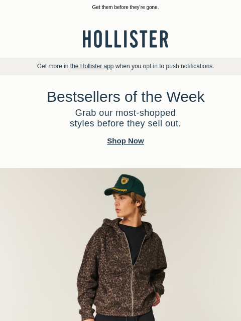 hollisterco newsletter: The looks in everyone’s bags 🛍️