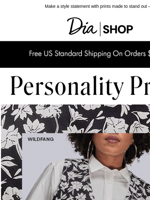 dia newsletter: Personality Prints By Wildfang