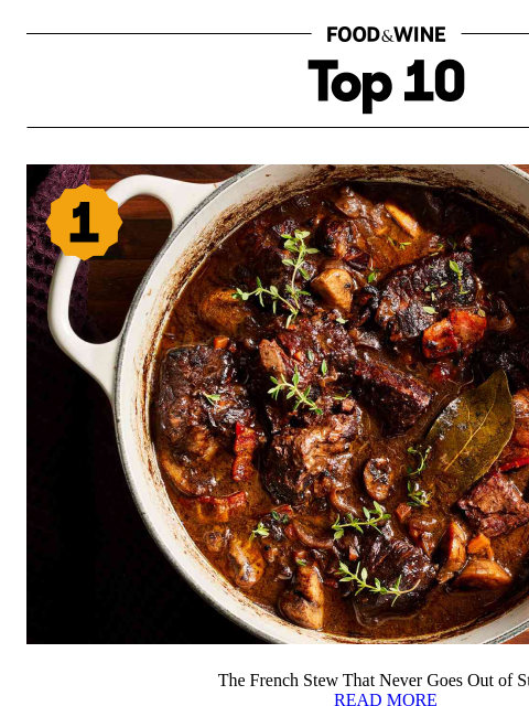 foodandwine newsletter: The French Stew That Never Goes Out of Style