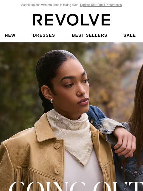 Saddle up, the western trend is taking over | Update Your Email Preferences New Dresses Best Sellers Sale My Favorites Beauty New Dresses Best Sellers Sale My Favs Beauty Going Out West. This season,