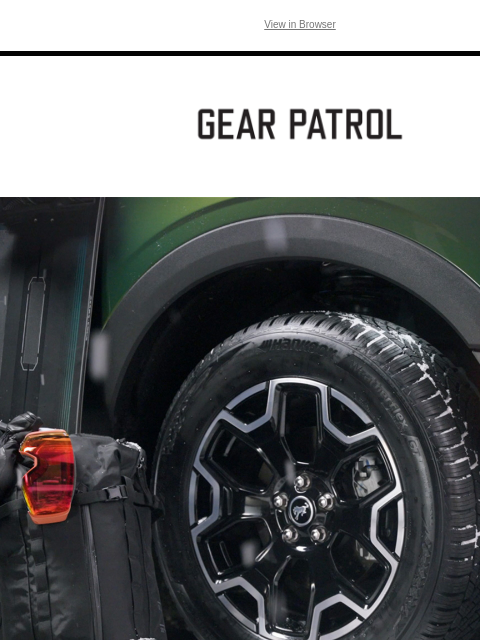 gearpatrol newsletter: Can One Tire Make Winter Driving Feel Effortless?
