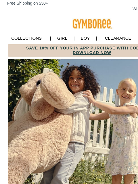 gymboree newsletter: These Easter Outfits? Yeah, They Came to Celebrate...