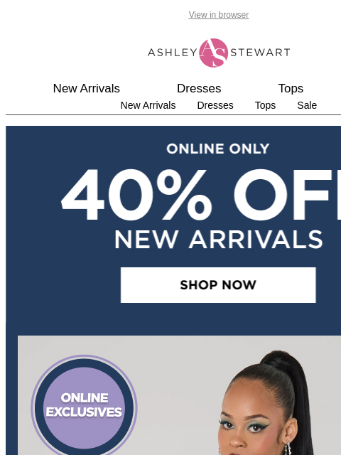 ashleystewart newsletter: NEW DROP ALERT 🚨 Spring online exclusive dresses ...