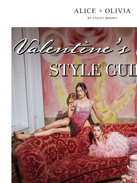 aliceandolivia newsletter: Valentine's Day Style Guide 💋