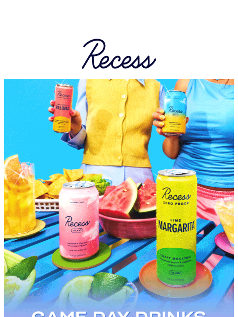 takearecess newsletter: watch party prep 🏈