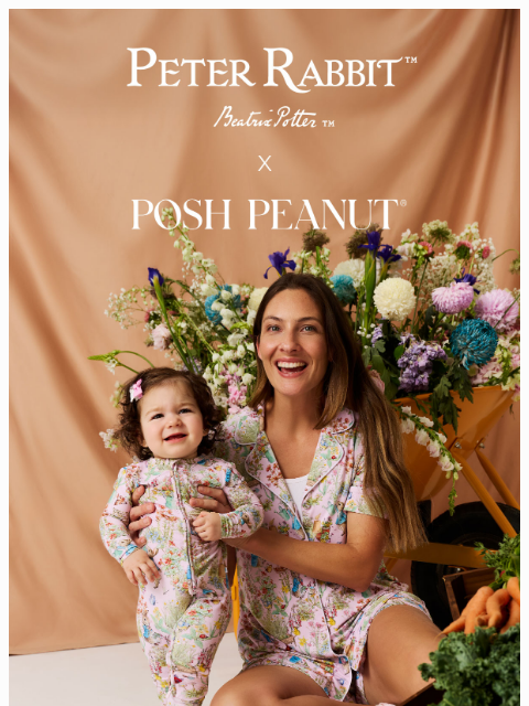 poshpeanut newsletter: 🐰🌼 NEW: Peter Rabbit™ x Posh Peanut