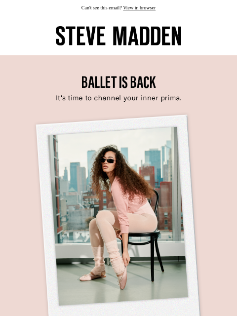 stevemadden newsletter: It's Time To Raise The Barre