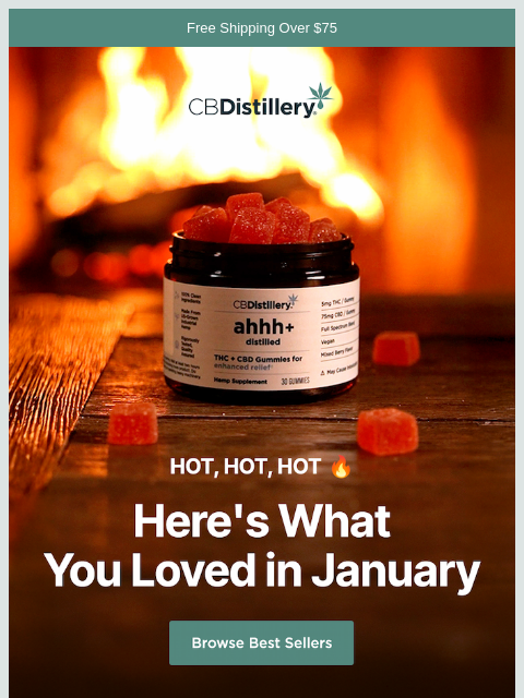 thecbdistillery newsletter: These products are hot, hot, hot 🔥