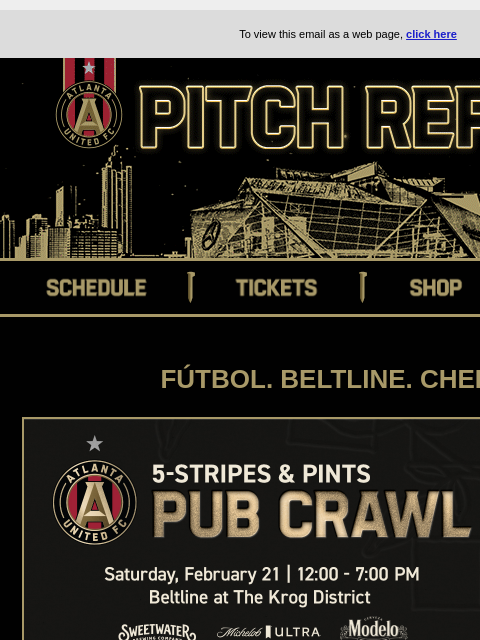 atlutd newsletter: Pitch Report | The Countdown Begins