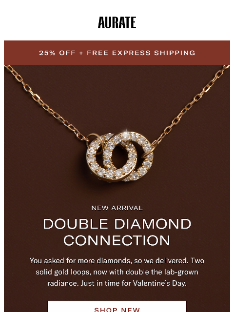 auratenewyork newsletter: NEW CONNECTION NECKLACE (!)