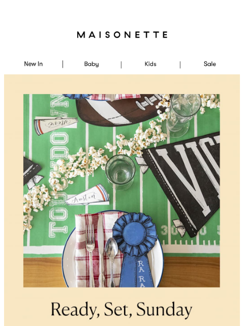 maisonette newsletter: Comfy & Cute Outfits for Game Day