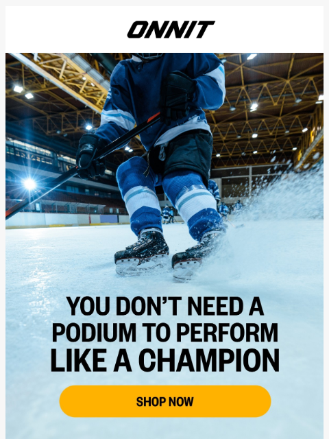 onnit newsletter: Train like a champ. Go for the gold.