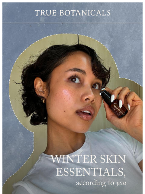 truebotanicals newsletter: Take 15% off a winter duo
