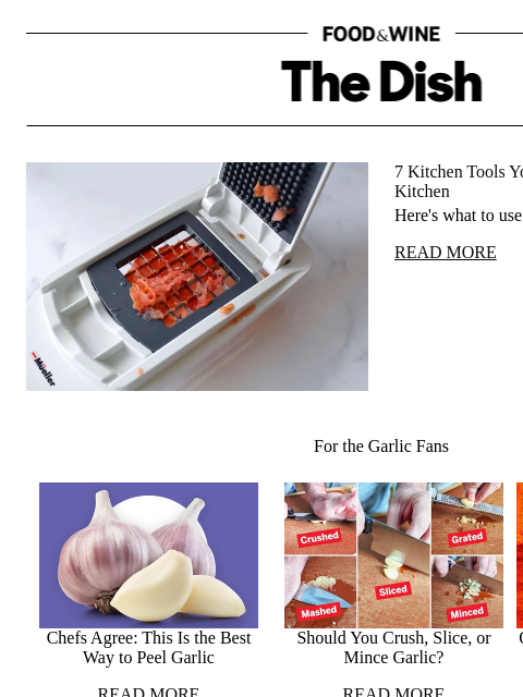 foodandwine newsletter: 7 Kitchen Tools You'll Never Find in a Chef's Kitc...