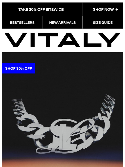 vitalydesign newsletter: BEST SELLING CHAINS