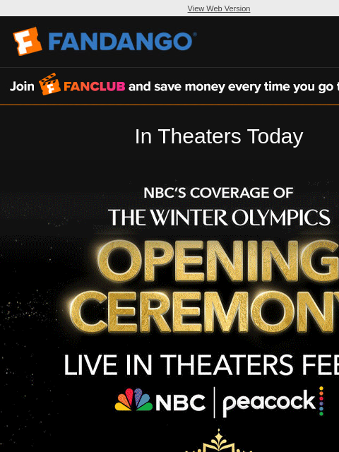 fandango newsletter: 🏅Your Weekend Movie Guide