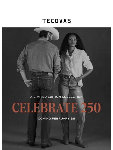 tecovas newsletter: Step into Americana