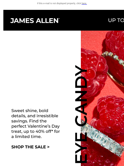 jamesallen newsletter: 💗 Big Savings at Our Valentine’s Day Sale
