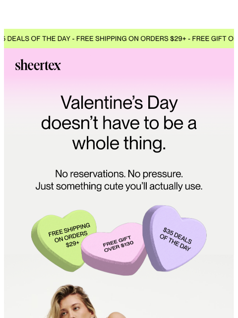 sheertex newsletter: Treat Yourself with $35 Deals of the Day 🩷