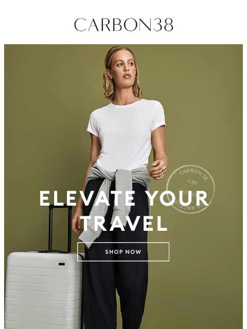 carbon38 newsletter: Travel style—CLEARED