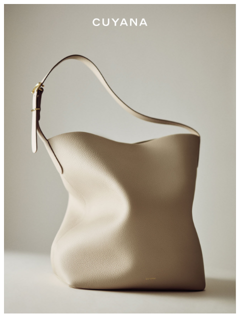 cuyana newsletter: New Camina Bucket Bag