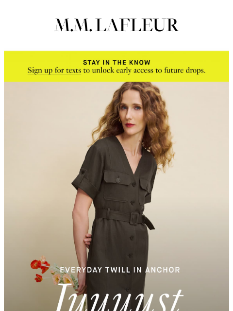 mmlafleur newsletter: WE DID IT: Your new favorite neutral is here.