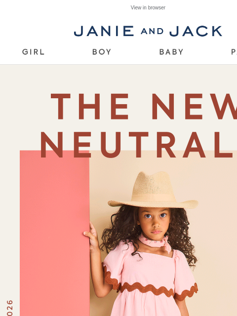 janieandjack newsletter: A fresh take on neutrals