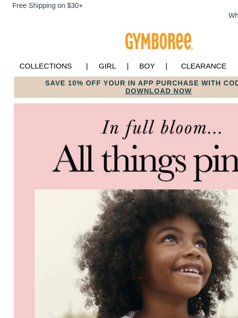 gymboree newsletter: Curated Looks in Spring's Best Shades 🌷🌊