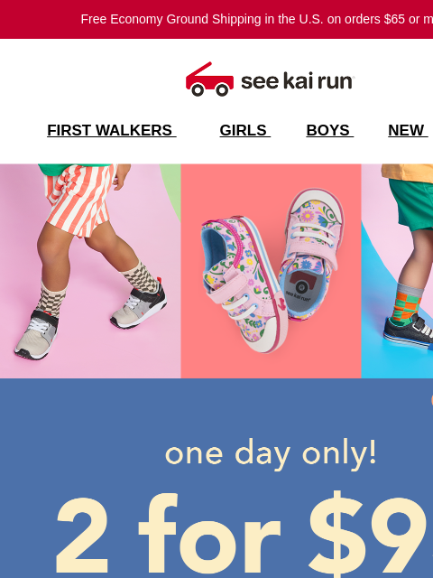 seekairun newsletter: One Day Only… 2 for $95!