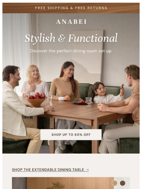 anabei newsletter: Dining, Transformed ✨