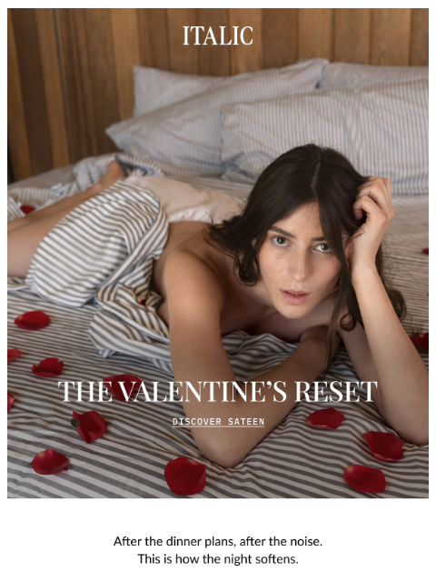 italic newsletter: Your V-DAY Checklist 📝