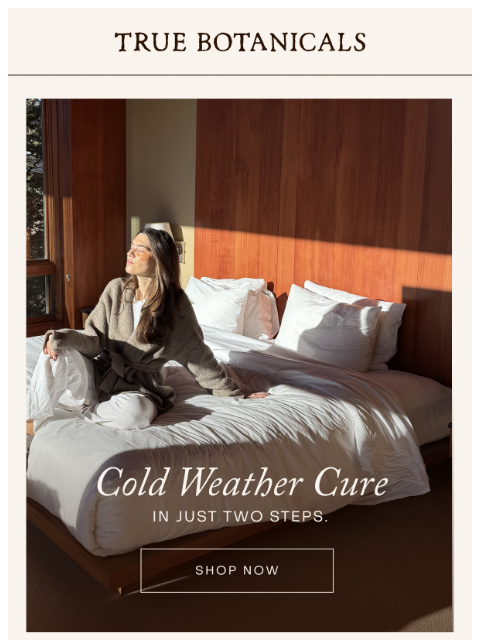 truebotanicals newsletter: Winter-proof your skin