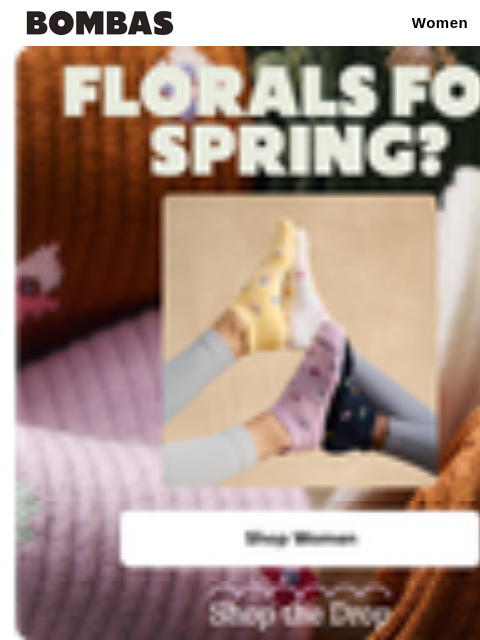 bombas newsletter: Just Bloomed: New Floral Socks