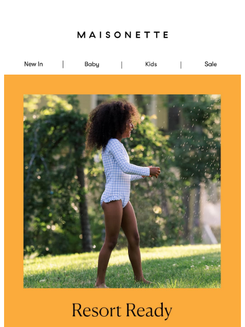 maisonette newsletter: Editor's Picks for Sun & Swim 🌞